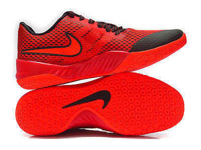 Original Mens NIKE HYPERLIVE 819663 600 Red & Black UK Size 10
