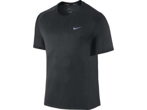 Original Mens Nike Dri-FIT Miler Fuse - Anthracite 717803 060 - Size M