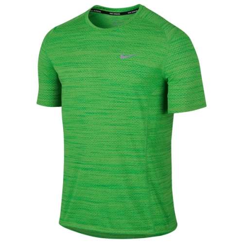 Original Mens Nike DRI-FIT COOL RELAY T-SHIRT GREEN 718348 313 - Size Large