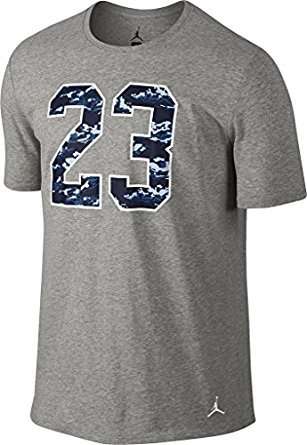 Original Men's Air Jordan 23 Take Off T-Shirt Grey 801071 010 Size Medium