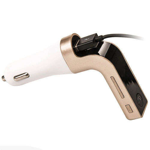 Bluetooth Car Kit Handsfree FM Transmitter Radio MP3 Player USB Charger & AUX