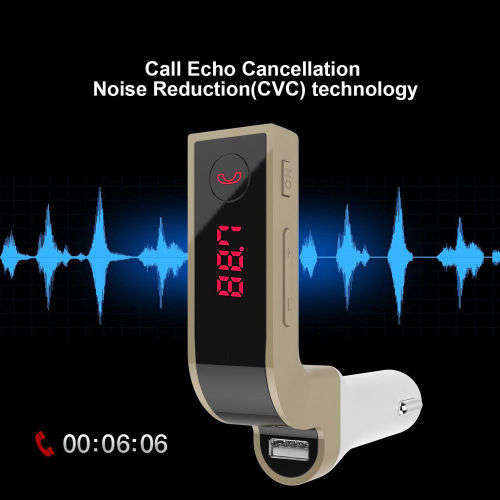 Bluetooth Car Kit Handsfree FM Transmitter Radio MP3 Player USB Charger & AUX