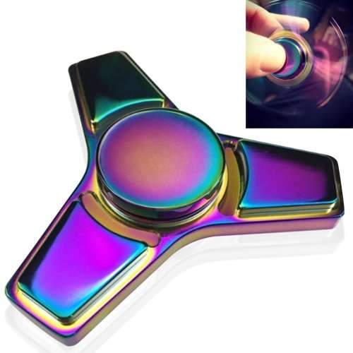 Fidget Spinner Toy Ultra Durable Stainless Steel Bearing High Speed Rainbow High Quality