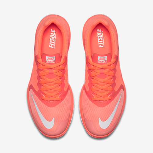 Original Women's NIKE FS Lite Run 3 807145 601 Atomic Pink Hyper Orange UK size 5