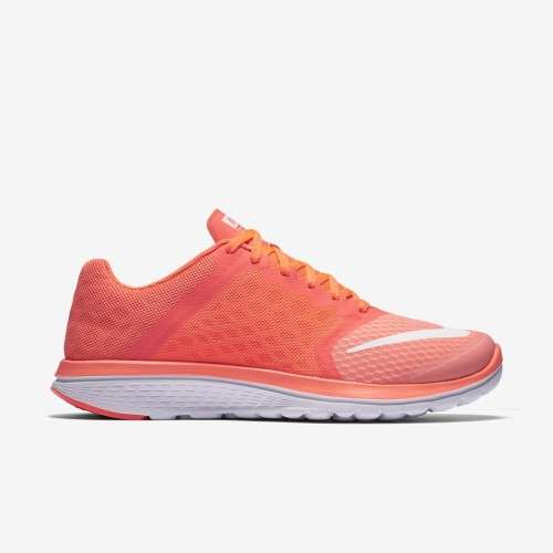 Original Women's NIKE FS Lite Run 3 807145 601 Atomic Pink Hyper Orange UK size 5