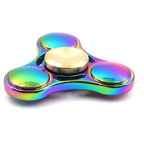 Fidget Spinner Toy Ultra Durable Stainless Steel Bearing High Speed Rainbow High Quality