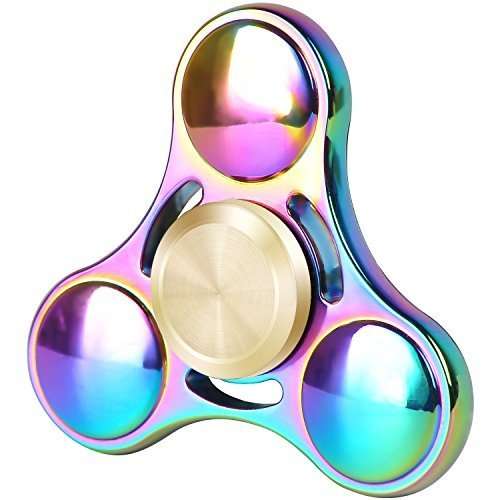 Fidget Spinner Toy Ultra Durable Stainless Steel Bearing High Speed Rainbow High Quality