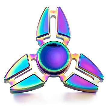 Fidget Spinner Toy Ultra Durable Stainless Steel Bearing High Speed Rainbow High Quality