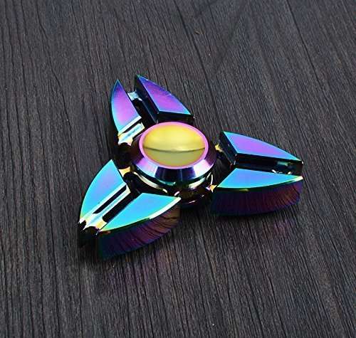 Fidget Spinner Toy Ultra Durable Stainless Steel Bearing High Speed Rainbow High Quality