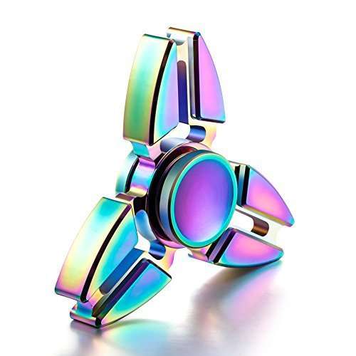 Fidget Spinner Toy Ultra Durable Stainless Steel Bearing High Speed Rainbow High Quality