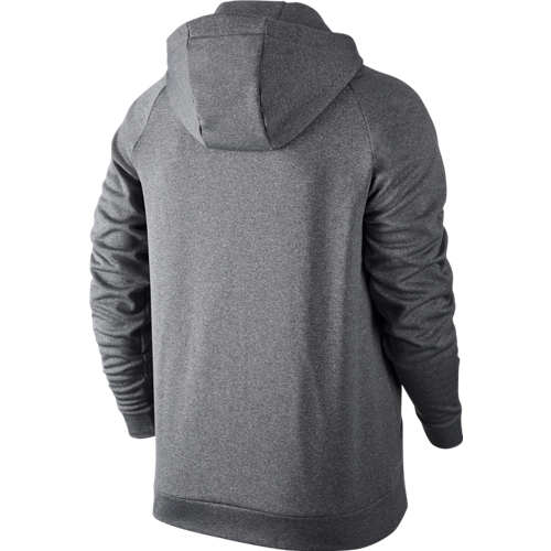 Original Mens Nike 100% Dri Fit THERMA FIT STAY WARM HOODIE GREY/SILVER 800187 091 Size Large