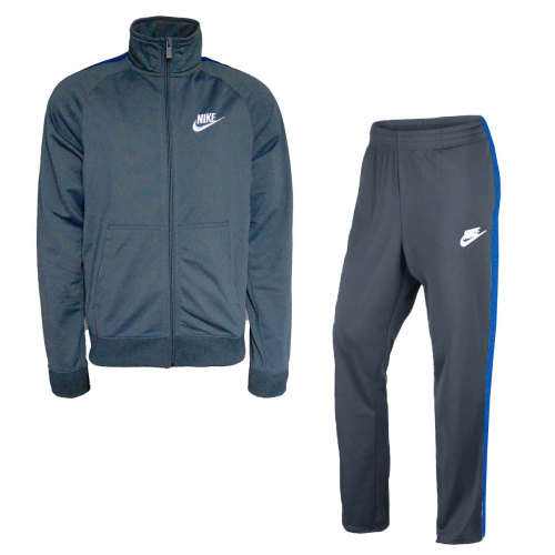 Original Mens NIKE 2 Piece TRACKSUIT SET IN GREY 840643 021 Size Large