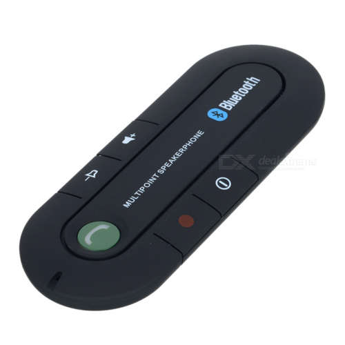 Wireless Bluetooth Hands Free Speakerphone Speaker Car Kit Multipoint Visor Clip Wireless Bluetooth