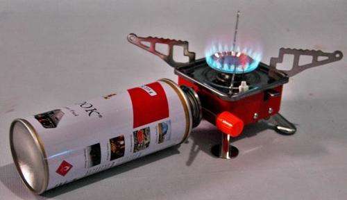 Outdoor Picnic Gas Burner Portable Card Type Camping Stove