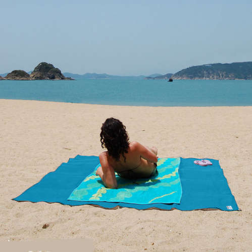 Sand Free Beach Mat Camping Outdoor Picnic Mattress Bag Magic Pad Travel - Medium