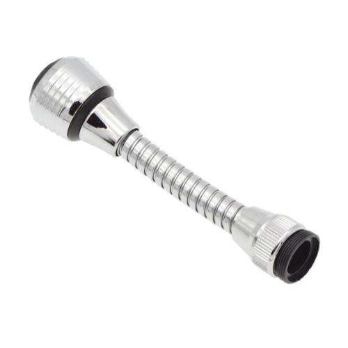 Turbo 360 Flex Faucet Sprayer Flexible Double Swivel Attachment Sprayer Spout