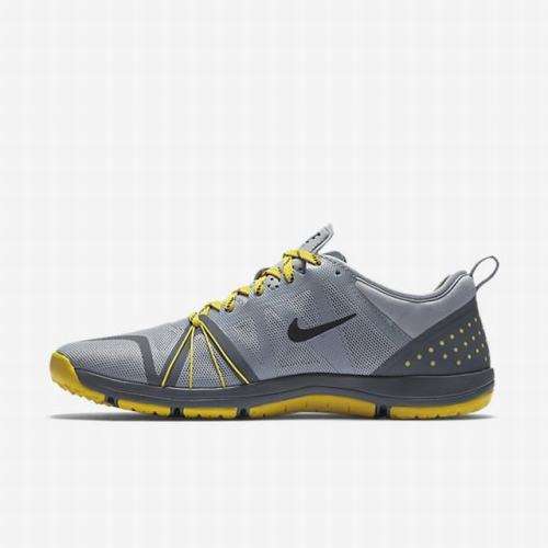 Original Women's NIKE Wolf Grey Free Cross Compete Training Shoe 749421 008 Size UK 5 (SA 5)