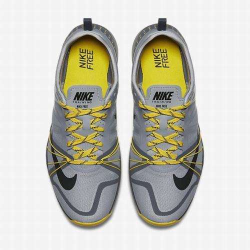 Original Women's NIKE Wolf Grey Free Cross Compete Training Shoe 749421 008 Size UK 5 (SA 5)