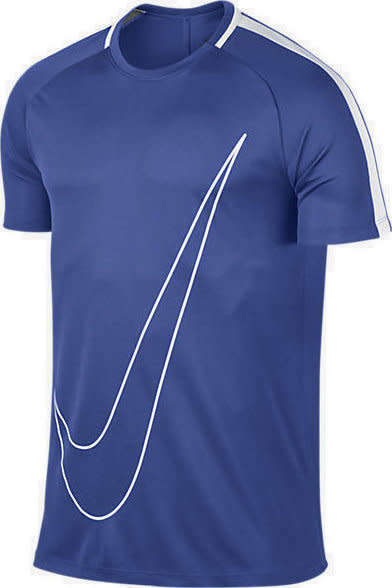 Original Mens NIKE Academy Short Sleeve Football Dri-Fit 832985 480 - Size Large