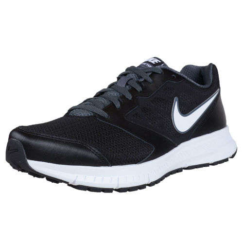 Original Mens Nike Running DOWNSHIFTER 6 BLACK WHITE MAGNET GREY 684652 003 UK Size 9 (SA 9)