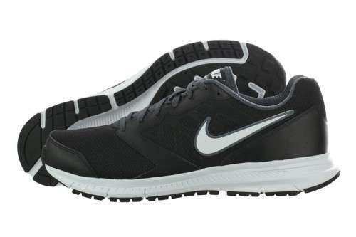 Original Mens Nike Running DOWNSHIFTER 6 BLACK WHITE MAGNET GREY 684652 003 UK Size 9 (SA 9)