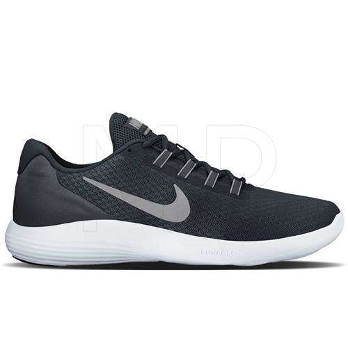 Original Mens Nike LunarConverge 852462 001 Black Anthracite Matt Silver Running UK 8 (SA 8)