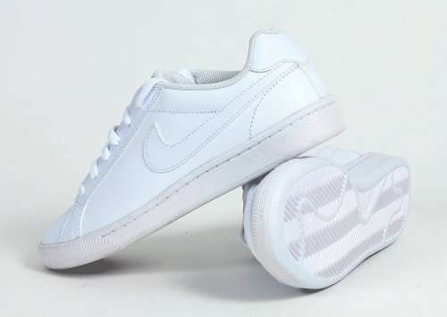Original Women's NIKE Sportswear Court Majestic White/White Wolf Grey 454256 118 UK 6.5 (SA 6,5)