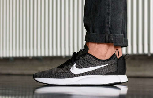 Original Mens Nike DUALTONE RACER BLACK/WHITE/DARK GREY 918227 002 UK Size 8/9/10 (SA 8/9/10)