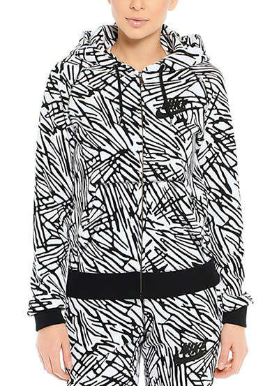 Original Womens NIKE RALLY Full ZIP HOODIE - 726045 010 Size Large