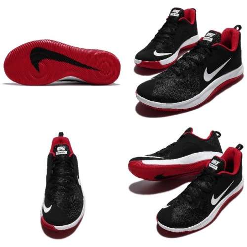 Original Mens Nike Fly.By Low Black University Red Sneakers 908973 006 Size UK 9 (SA 9)