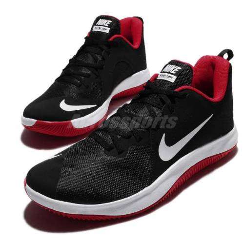 Original Mens Nike Fly.By Low Black University Red Sneakers 908973 006 Size UK 9 (SA 9)