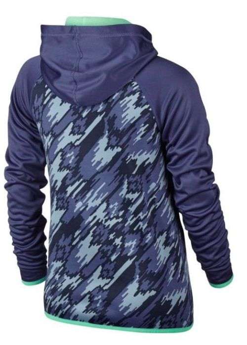 Original Nike Youth Girls Therma Training Hoodie Purple 806015 508 Size Medium