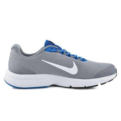 Original Mens Nike RUNALLDAY Cool Grey/White-Blue Jay 898464 005 Size UK 10 (SA 10)