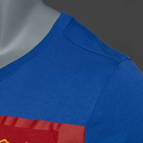 Original Mens Nike T-Shirt FC Barcelona Tee Crest 832658 480 Size Extra Large