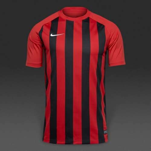 Original Mens Nike INTER STRIPE JERSEY UNIVERSITY RED/BLACK 832976 657 Size XL