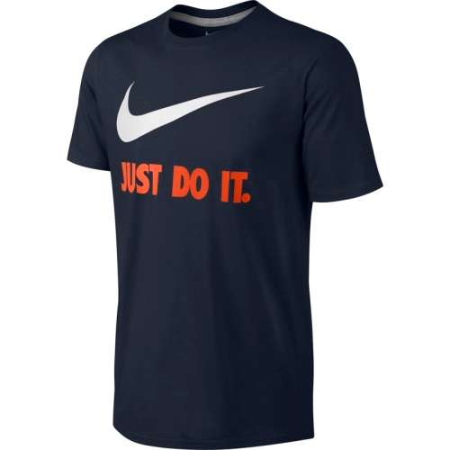 Original Mens Nike T-Shirt With Just Do It Swoosh 707360 475 Size Medium