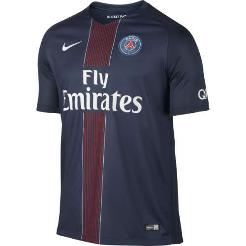 Original Mens Nike PARIS ST GERMAIN SOCCER HOME SHIRT 2016/17 - 776929 410 Size XXL