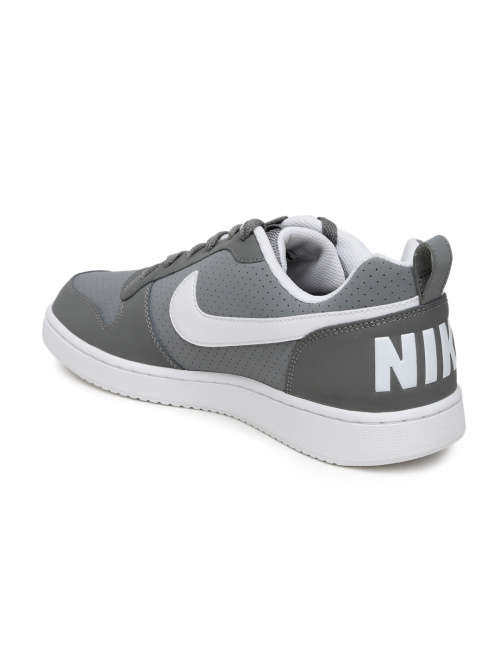 Original Mens Nike Court Borough LOW 838937 011 Cool Grey/White Size UK 9.5 (SA 9.5)