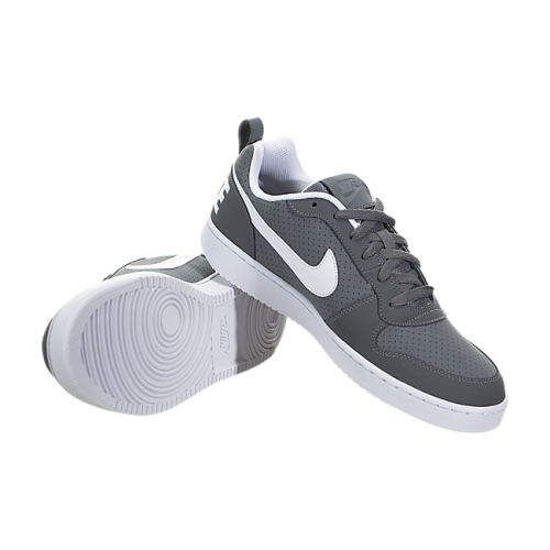 Original Mens Nike Court Borough LOW 838937 011 Cool Grey/White Size UK 9.5 (SA 9.5)