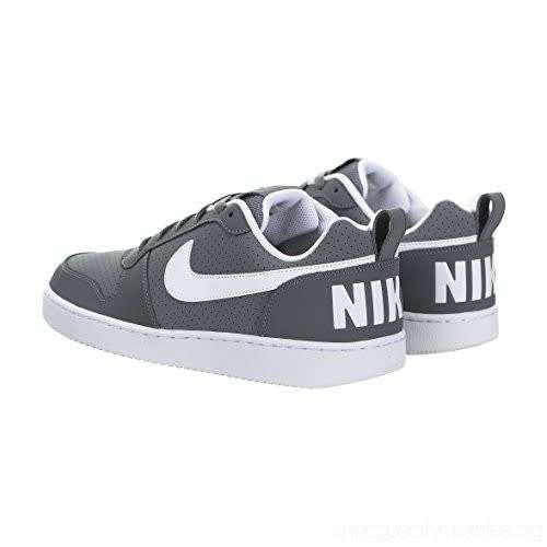 Original Mens Nike Court Borough LOW 838937 011 Cool Grey/White Size UK 9.5 (SA 9.5)