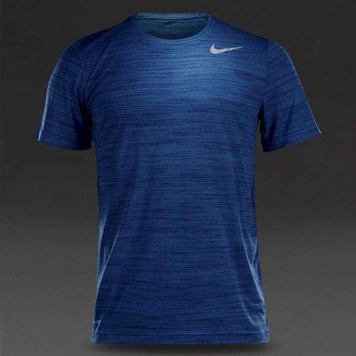 Original Mens Nike Dri Fit Touch Heathered Training Running Top Shirt 789982 480 Size XL