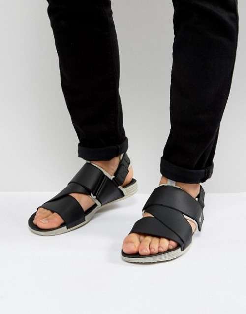 Original Mens NIKE Air Solarsoft Zig Zag Sandals In Black 579912 001 UK Size 9 (SA 9)