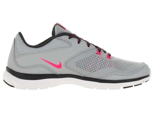 Original Women's NIKE Flex Trainer 5 Training Shoe Wolf Grey/Hyper Pink 724858 017 UK Size 5 (SA 5)