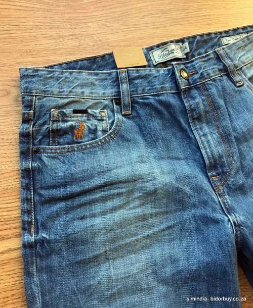 Original Mens POLO TYLER JEANS Tapered Leg W36 L32