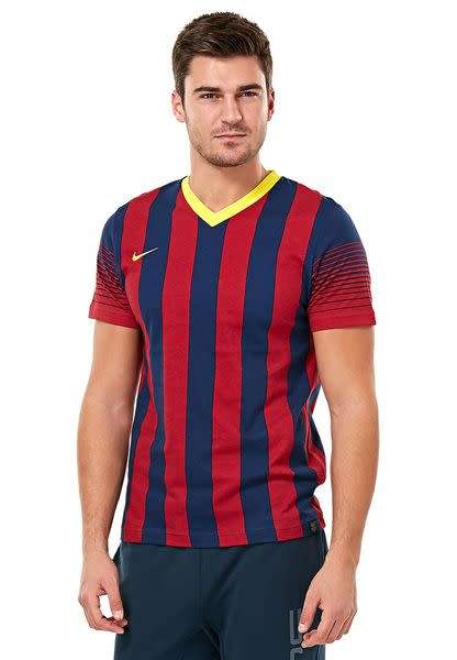 Original Mens Nike FC BARCELONA FOOTBALL JERSEY 532828 410 Size XXL