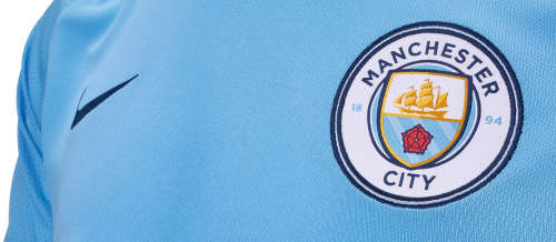 Original Mens Nike MANCHESTER CITY HOME 2017/18 SOCCER JERSEY 847261 489 Size XXL