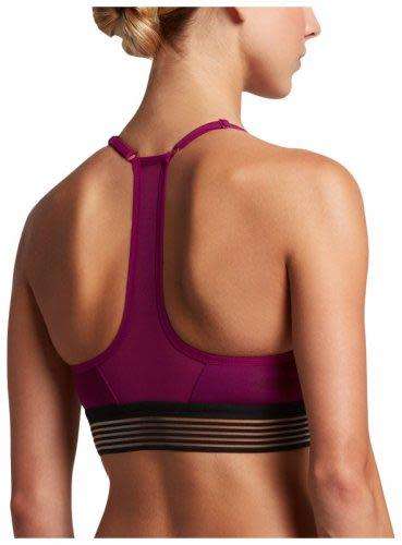 Original Womens NIKE Indy Cooling Sports Bra - True berry/black 832092 665 Size Large
