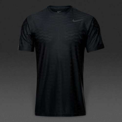 Original Mens Nike Zonal Cooling Short Sleeve Top 834496 010 Black Size XXL