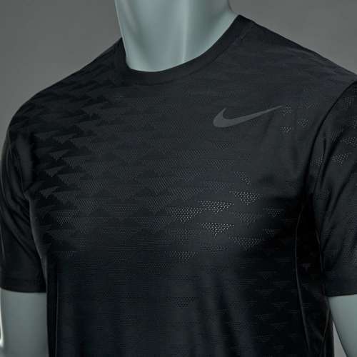 Original Mens Nike Zonal Cooling Short Sleeve Top 834496 010 Black Size XXL