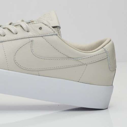 Original Mens NIKE Blazer Studio QS Light Bone/ White 850478 001 Size UK 12 (SA 12)
